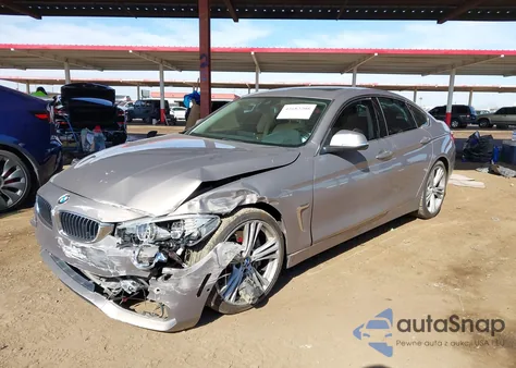 2015 BMW 435I Gran Coupe из США, поврежденный, VIN WBA4B1C50FD955100